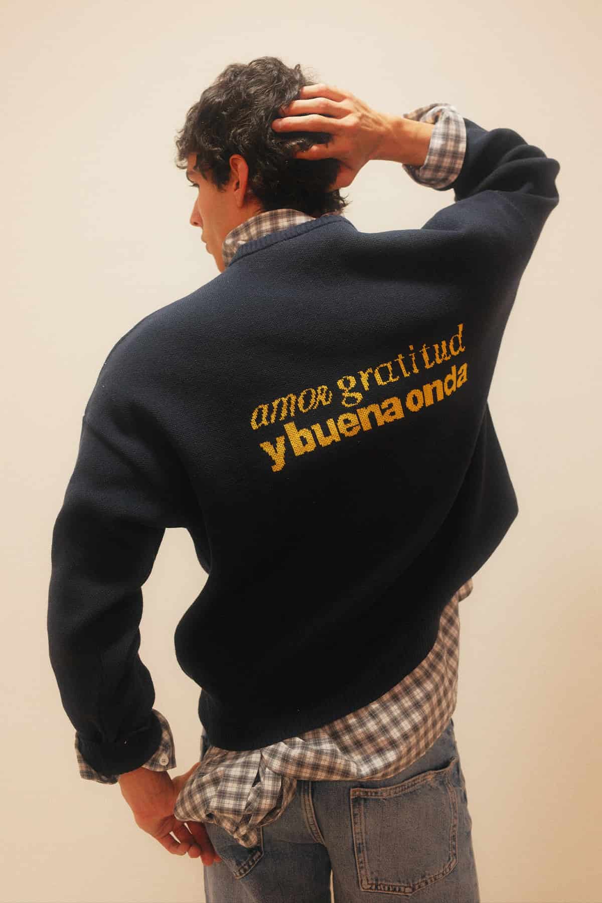 Heart Sweater Navy - miniatura 4