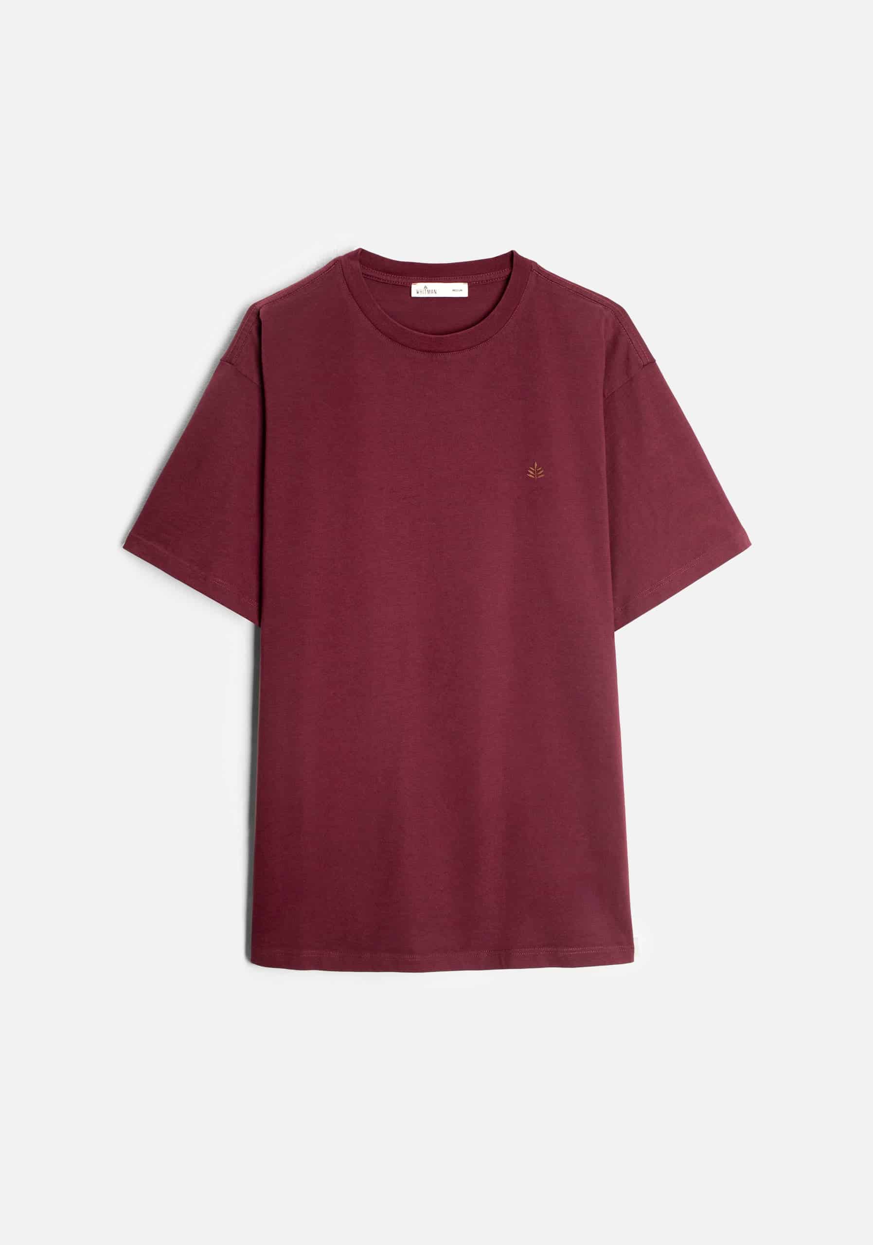Camiseta H Unicolor L-Caf Vino - miniatura 1