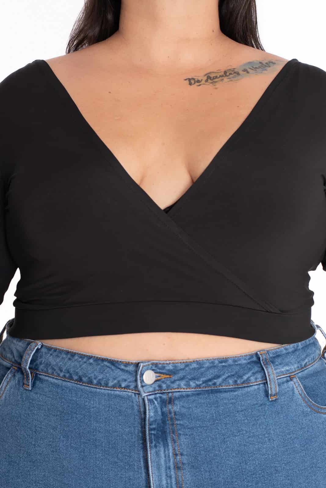 Crop Top Molly Negro - miniatura 5