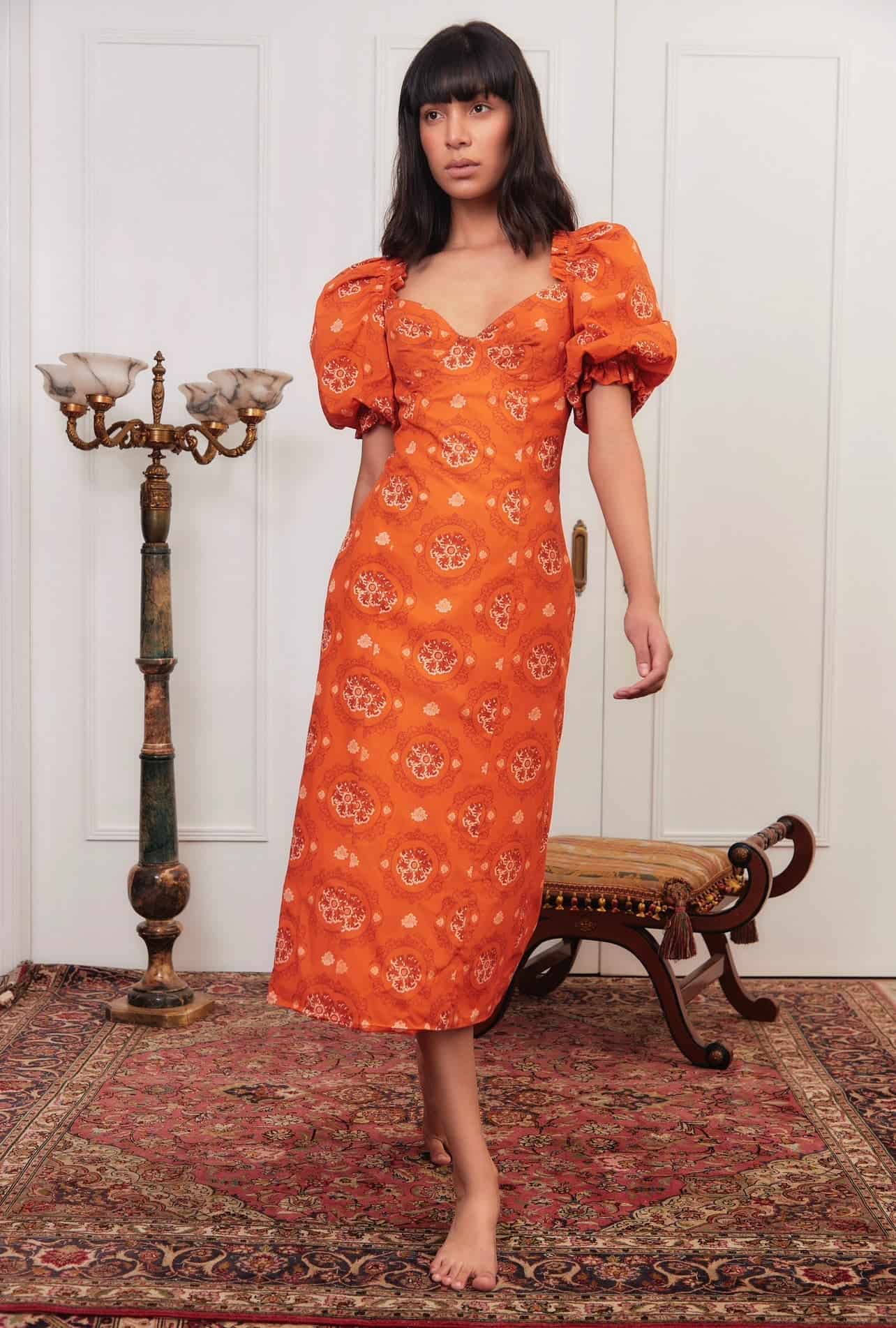 Semilla de Girasol Midi Dress - miniatura 2