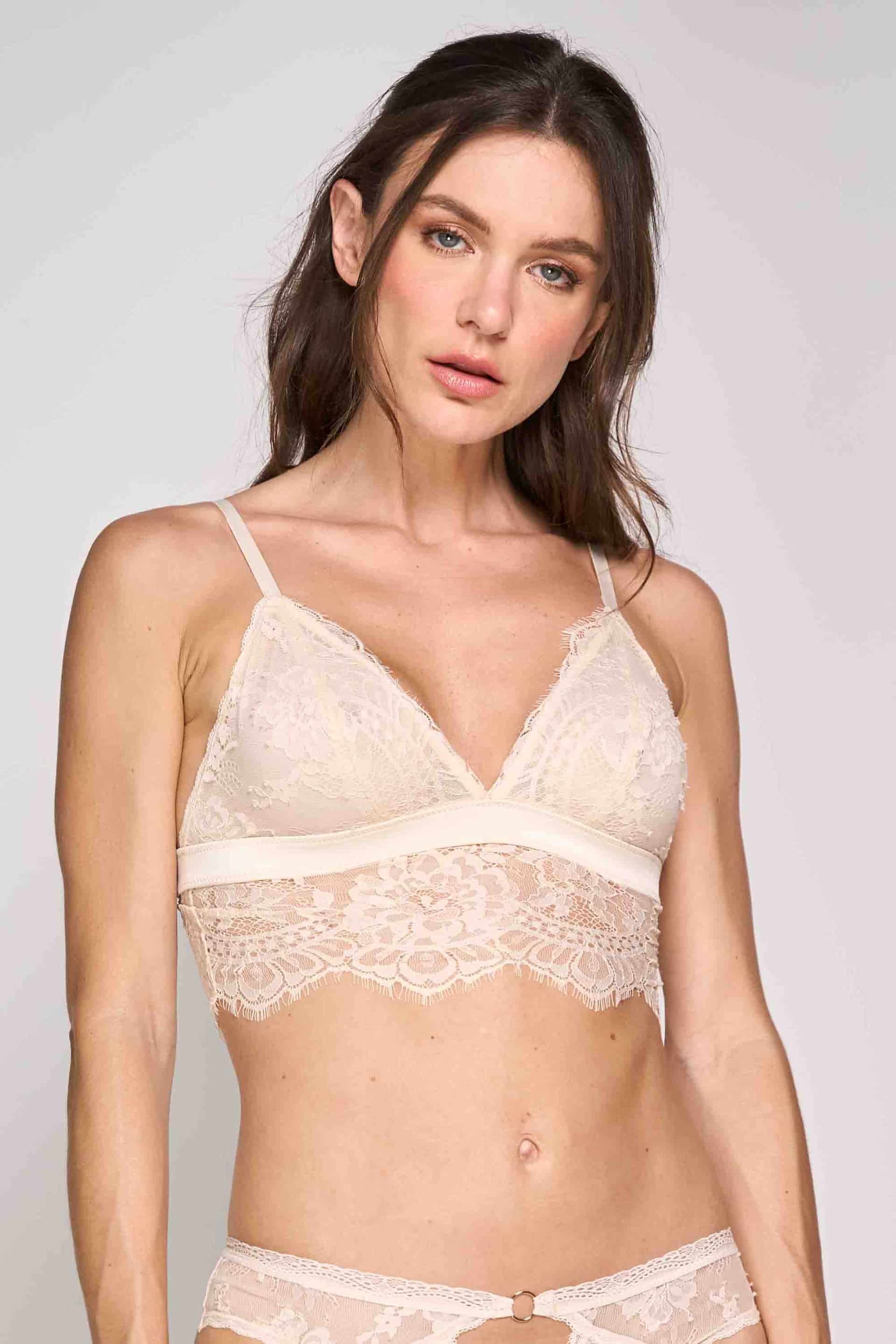 BRALETTE SIN ARO SEXY ELLIPSE PERLA - miniatura 2