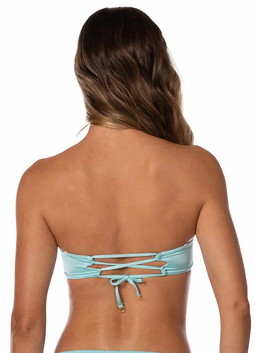 Maaji Indigo Veil Bryn Strapless Bandeau Bikini Top - miniatura 3