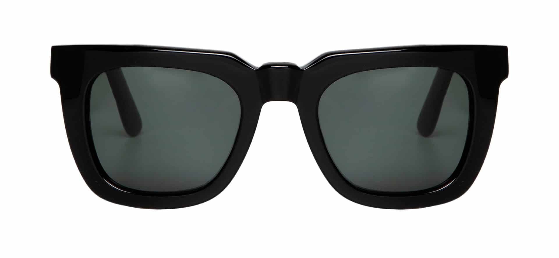 BLACK MELROSE WITH CLASSICAL LENSES - miniatura 1