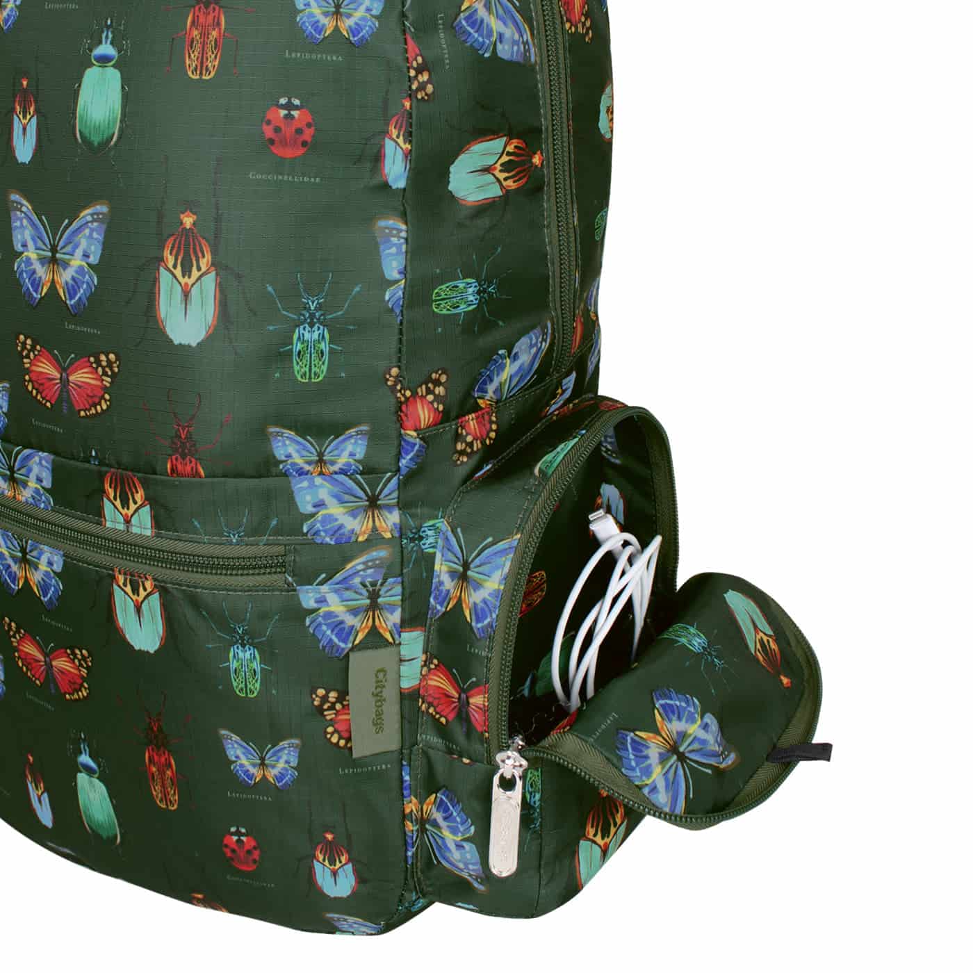 Morral Plegable ULTRA Estampado Bugs Citybags Multicolor - miniatura 6