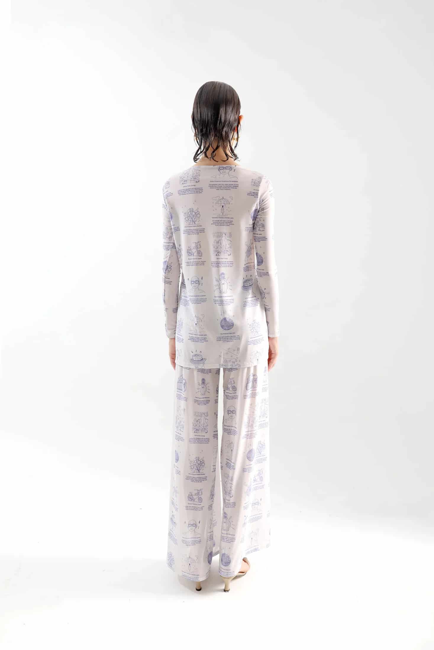 'Patents' Mesh Pants - miniatura 10