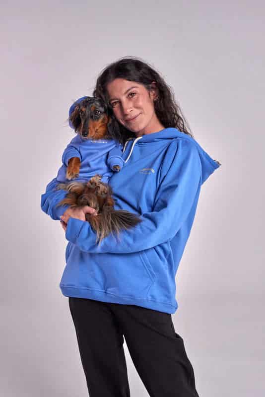 HOODIE AZUL UNISEX - miniatura 1