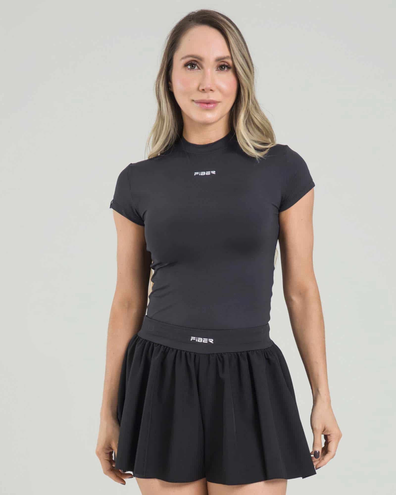Falda Skort core line negro genuina - miniatura 1