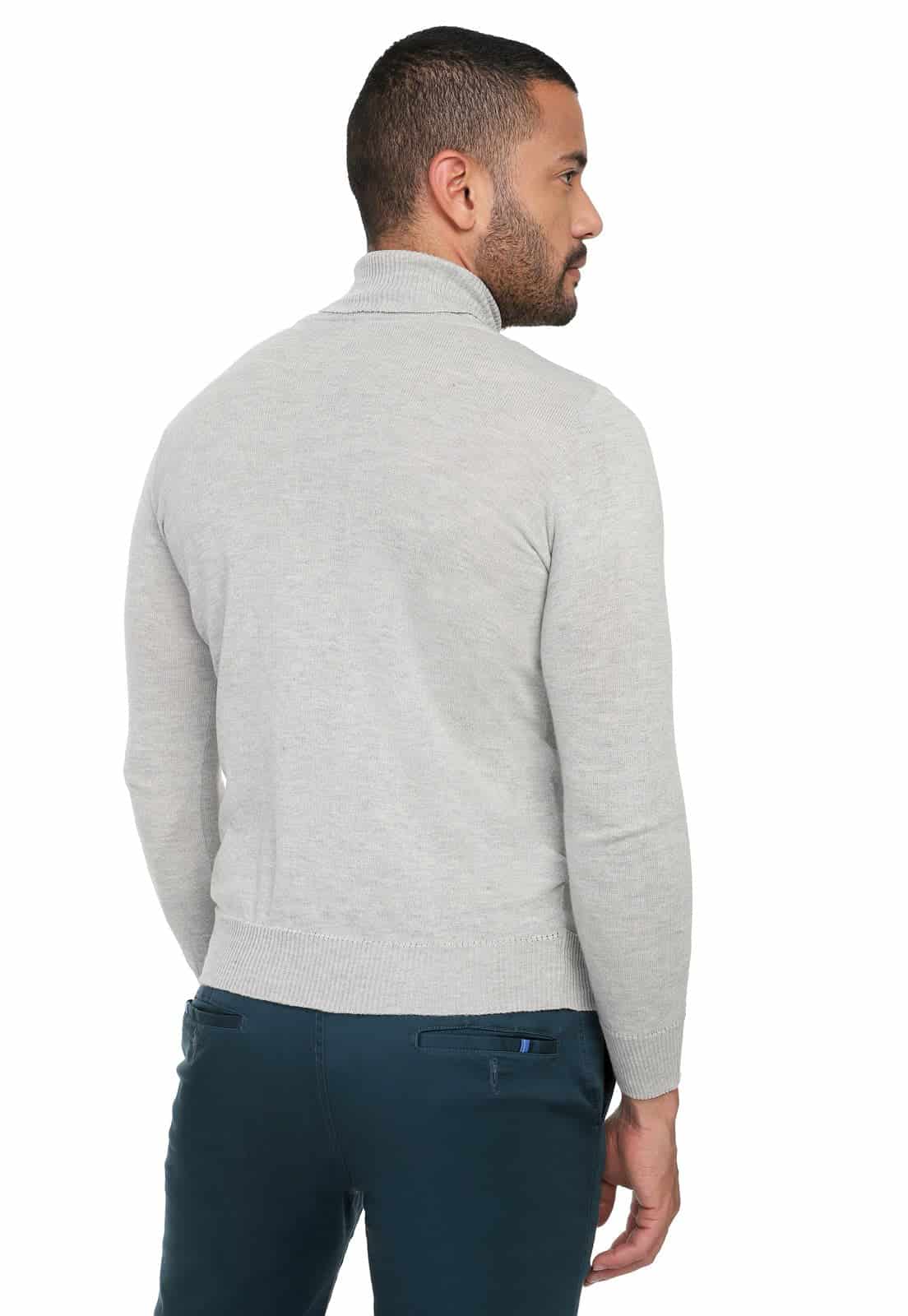 Buzo cuello tortuga gris - miniatura 2