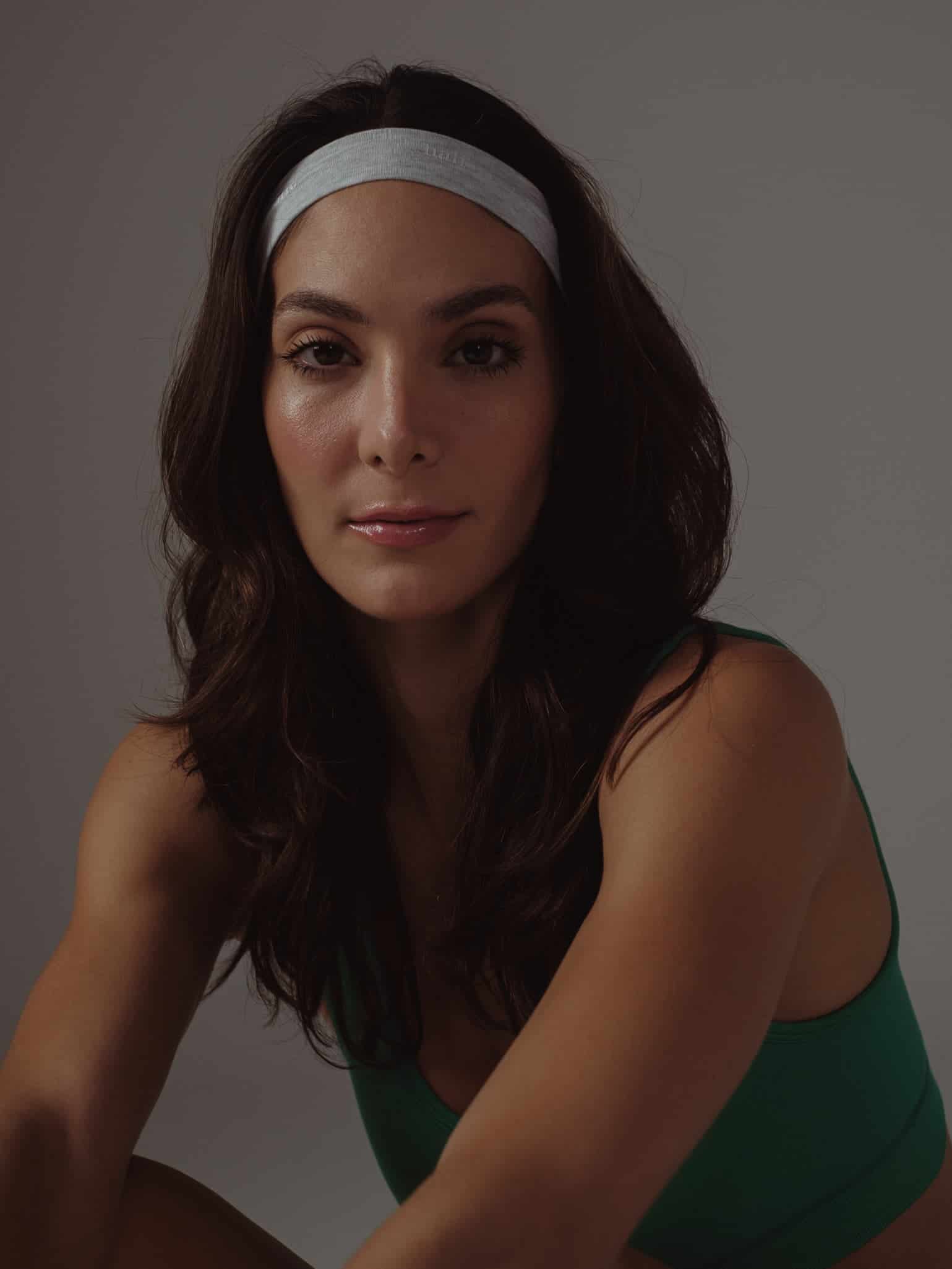 SLIM HEADBAND - CREAMY GRAY - miniatura 3