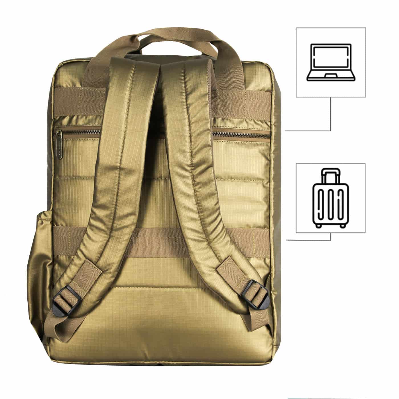 Morral Active Citybags Ultra Brillante Gold - miniatura 4