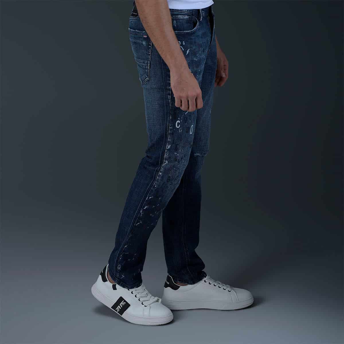 Jeans Azul Slim London - miniatura 3