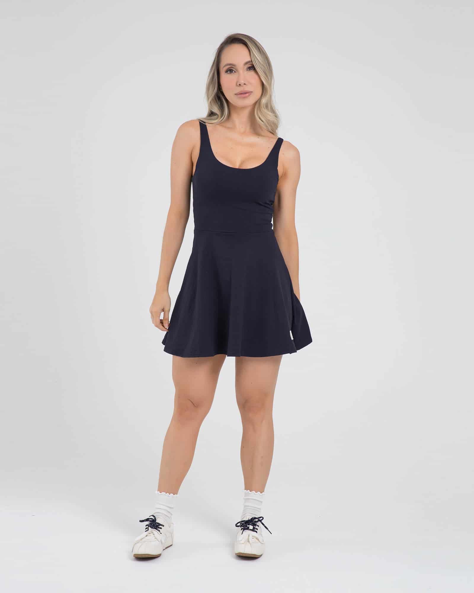 Vestido falda light form azul navy offline FIBER - miniatura 1