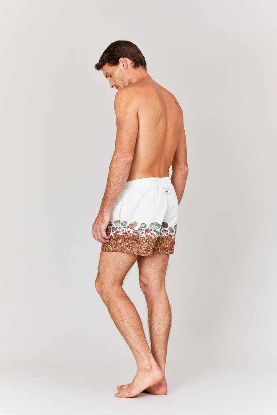 Men's swim trunk big mushrooms - miniatura 2