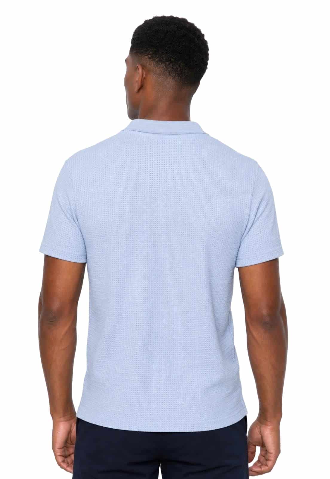 Polo tejida azul - miniatura 2