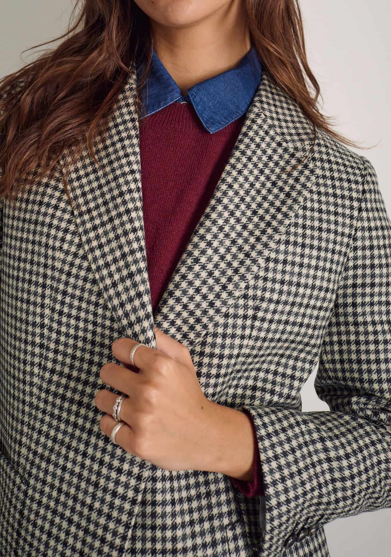 Blazer M Agatha Gallineto Marfil-Negro - miniatura 5