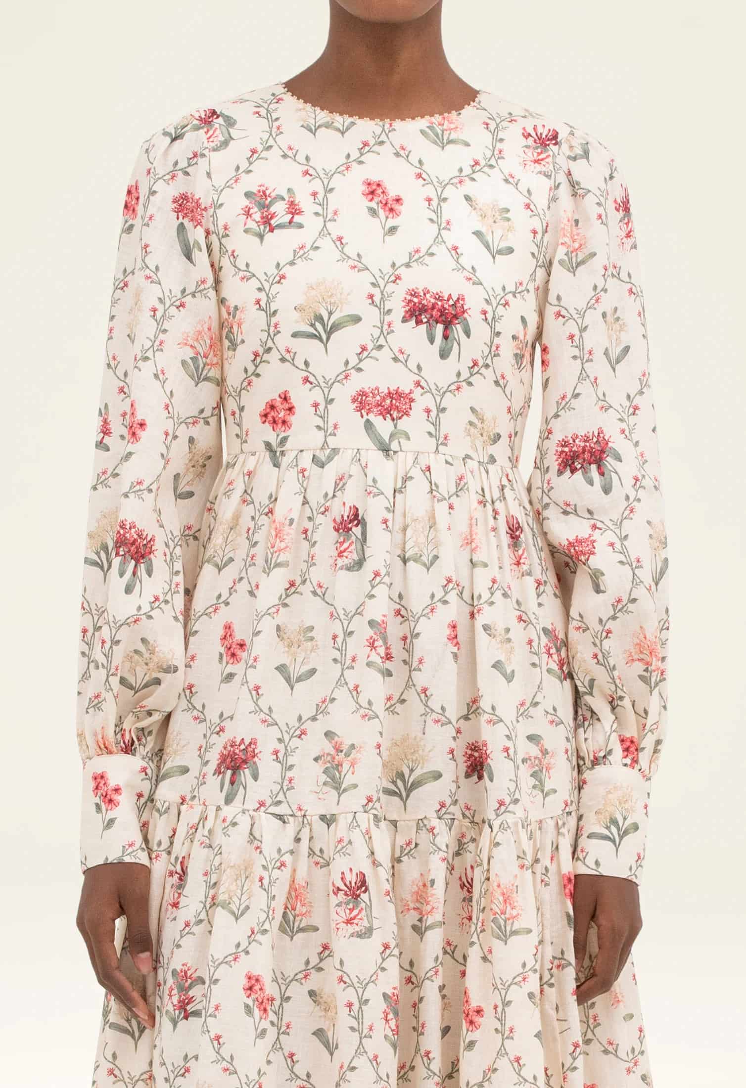 Nuez Orquidea Maxi Dress - miniatura 5
