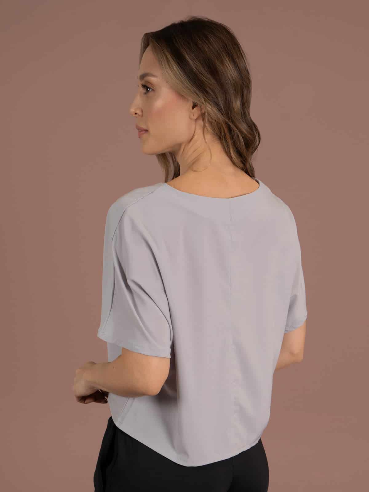 Blusa lara holly gris claro - miniatura 2