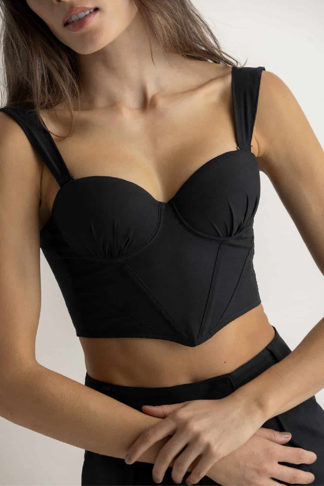 CROP TOP NOAH NEGRO - miniatura 3