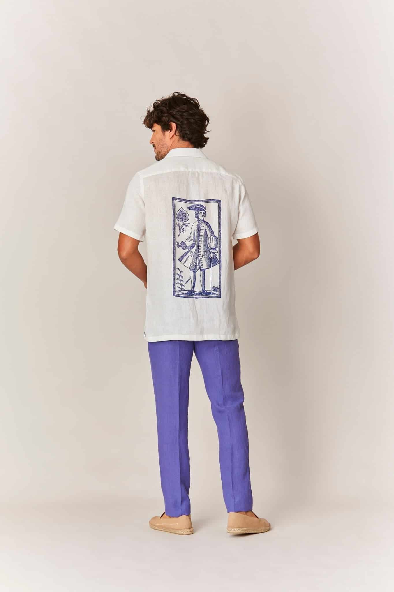 Men's linen shirt card - miniatura 2