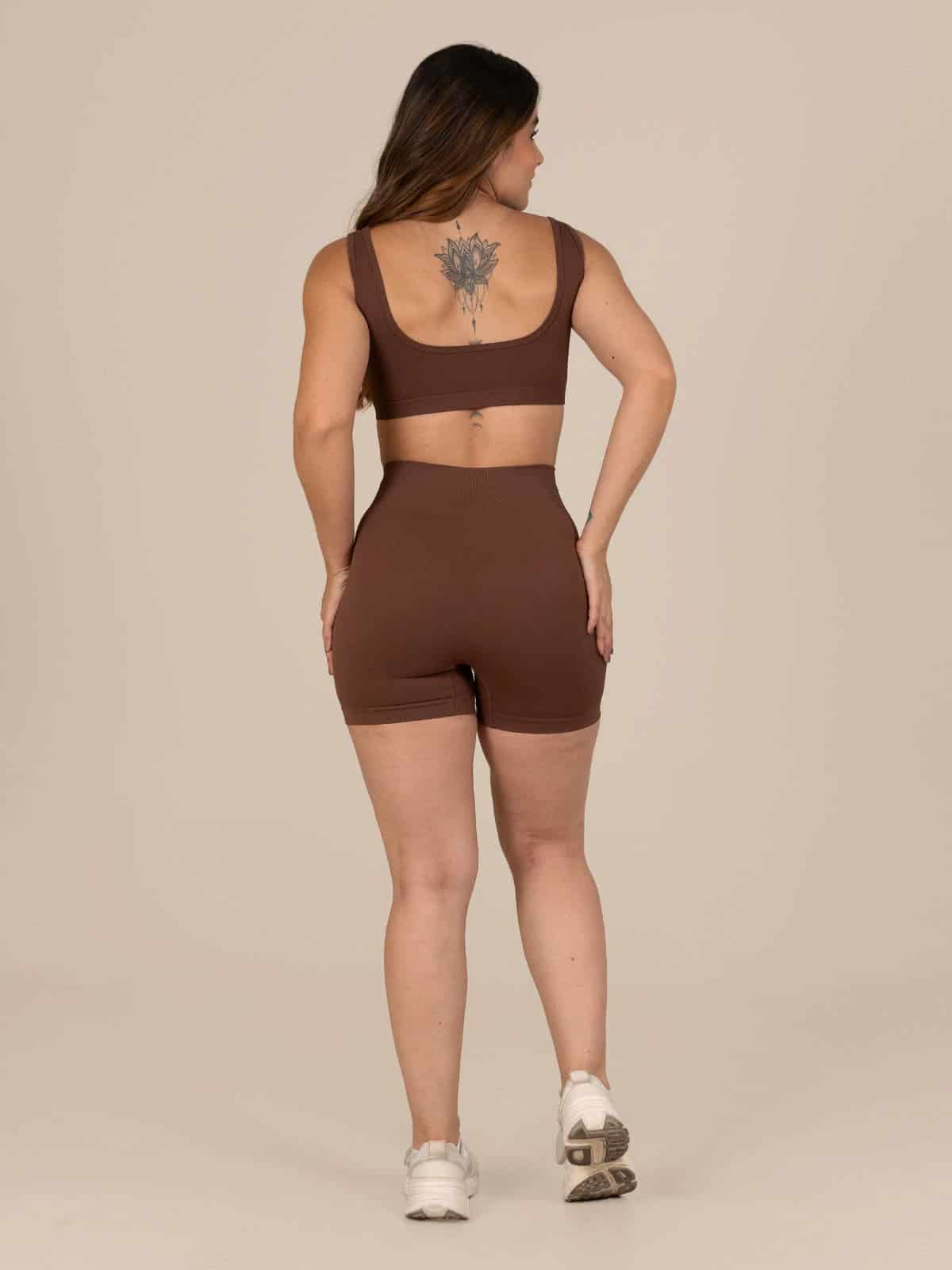Central short set seamless cafe - miniatura 3