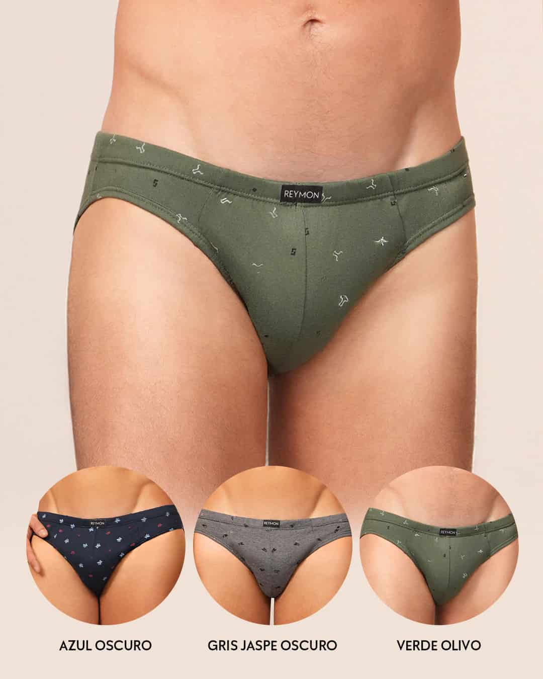 Tanga Algodón estampada PAQUETE x3 Ref.1003 - miniatura 3