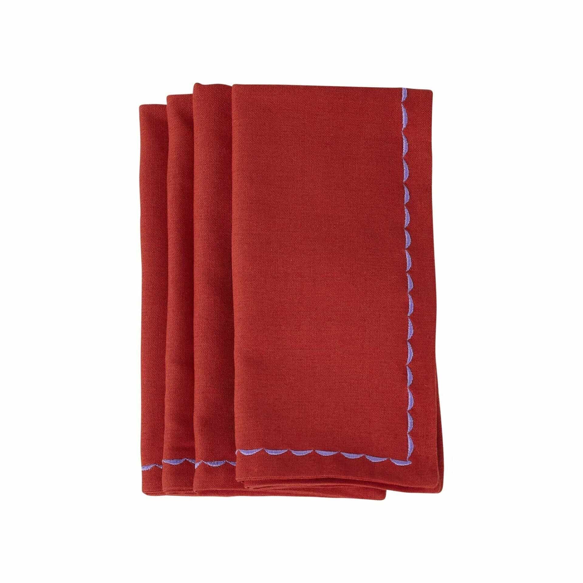 Set De Servilletas En Lino Para La Mesa - miniatura 3