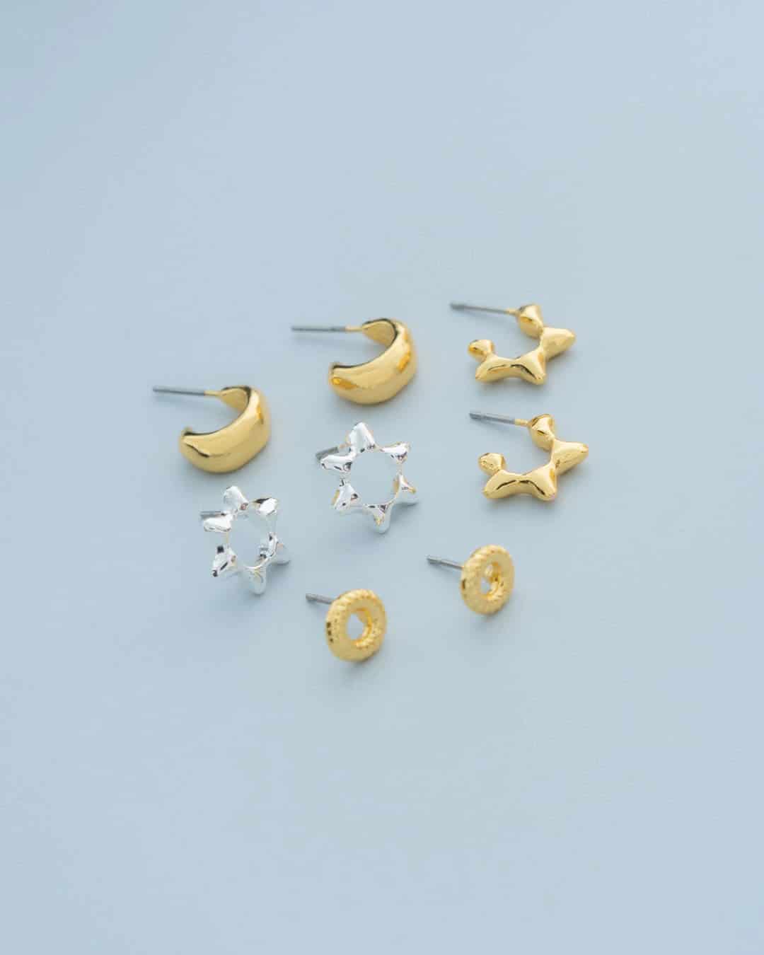 Set X4 Aretes Estrellas - miniatura 1