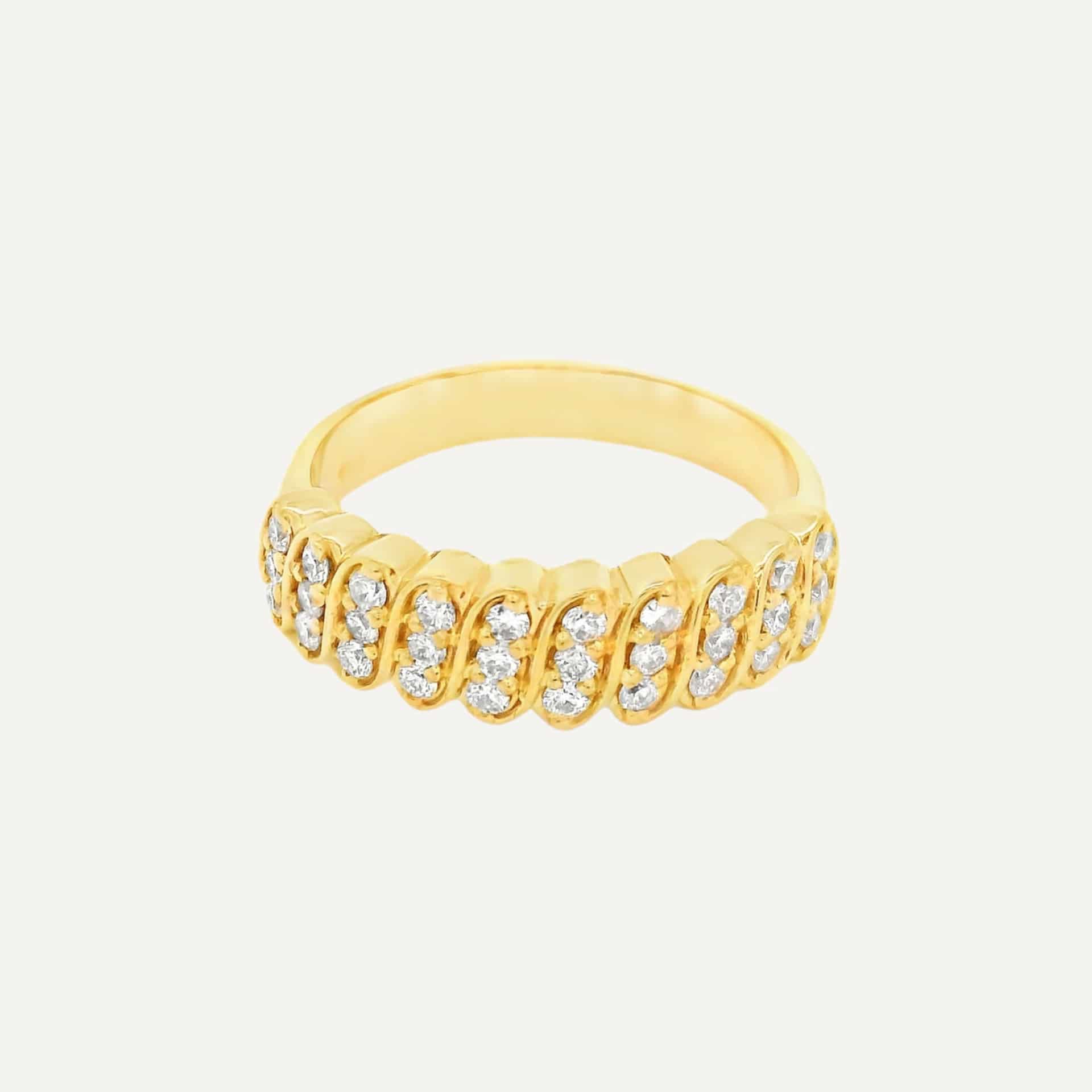 Anillo Ondas Antique - miniatura 2