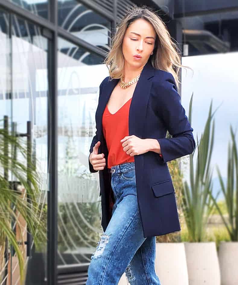 Blazer Azul Boston - miniatura 2