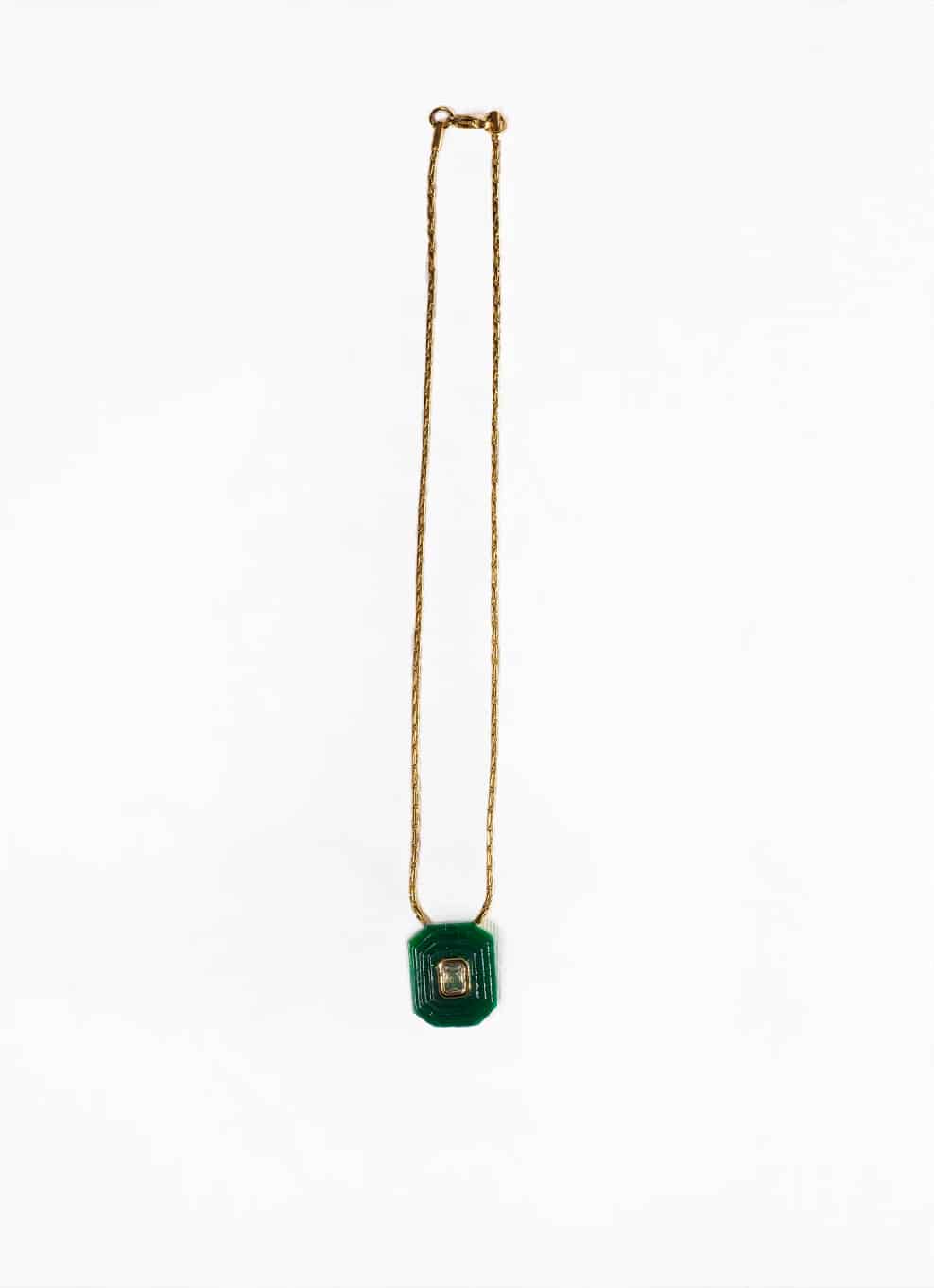 OTTAGONO - GREEN NECKLACE - miniatura 4