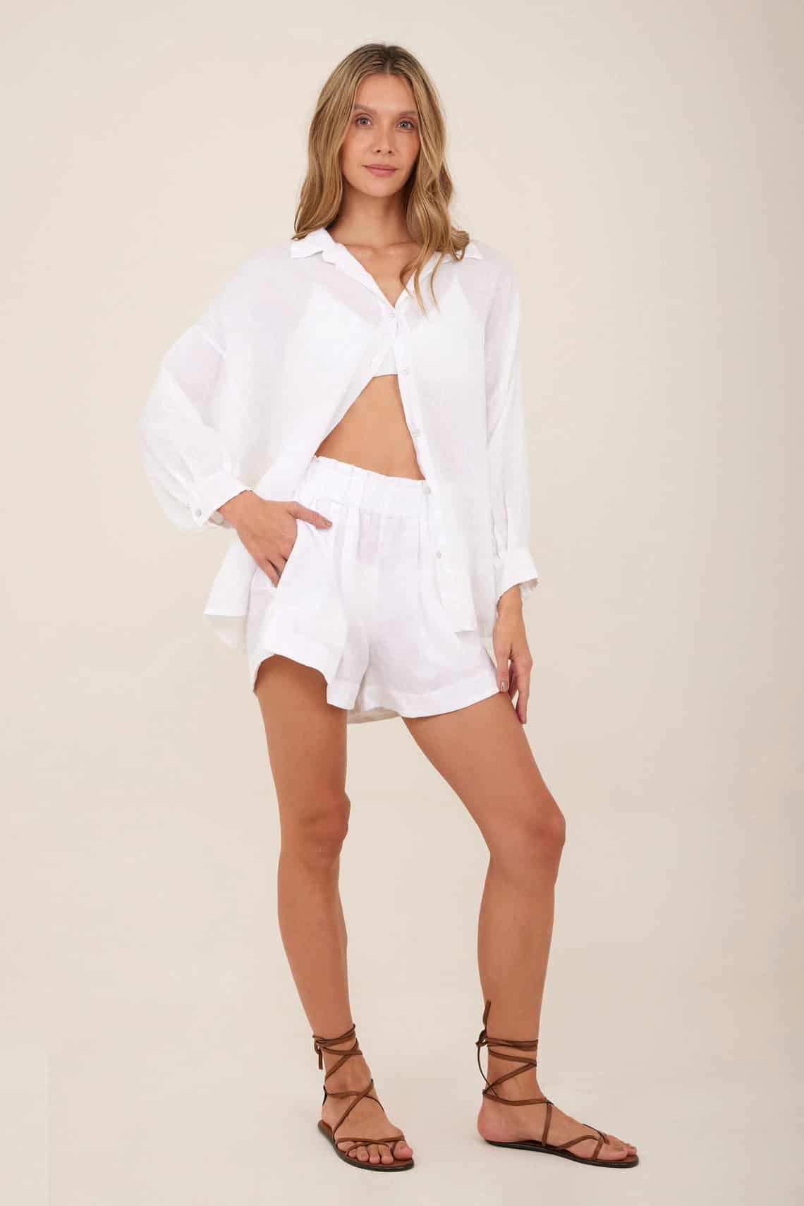 White Cauri Shirt - miniatura 1