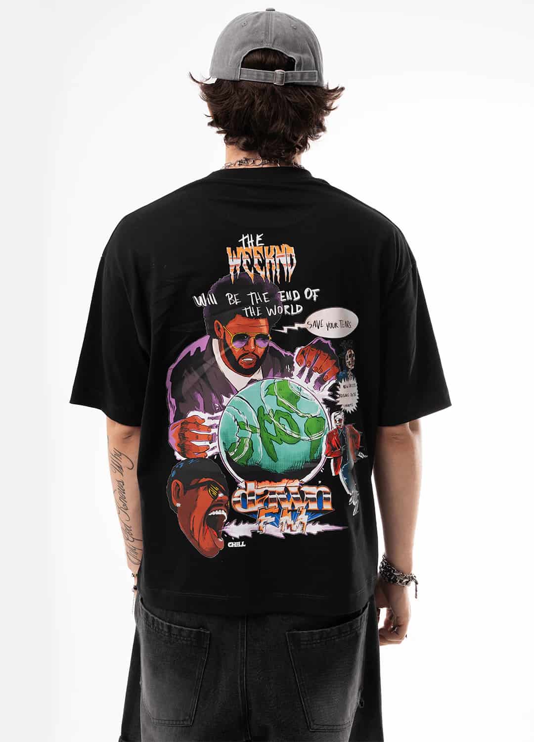 Camiseta The weeknd Animado - miniatura 1