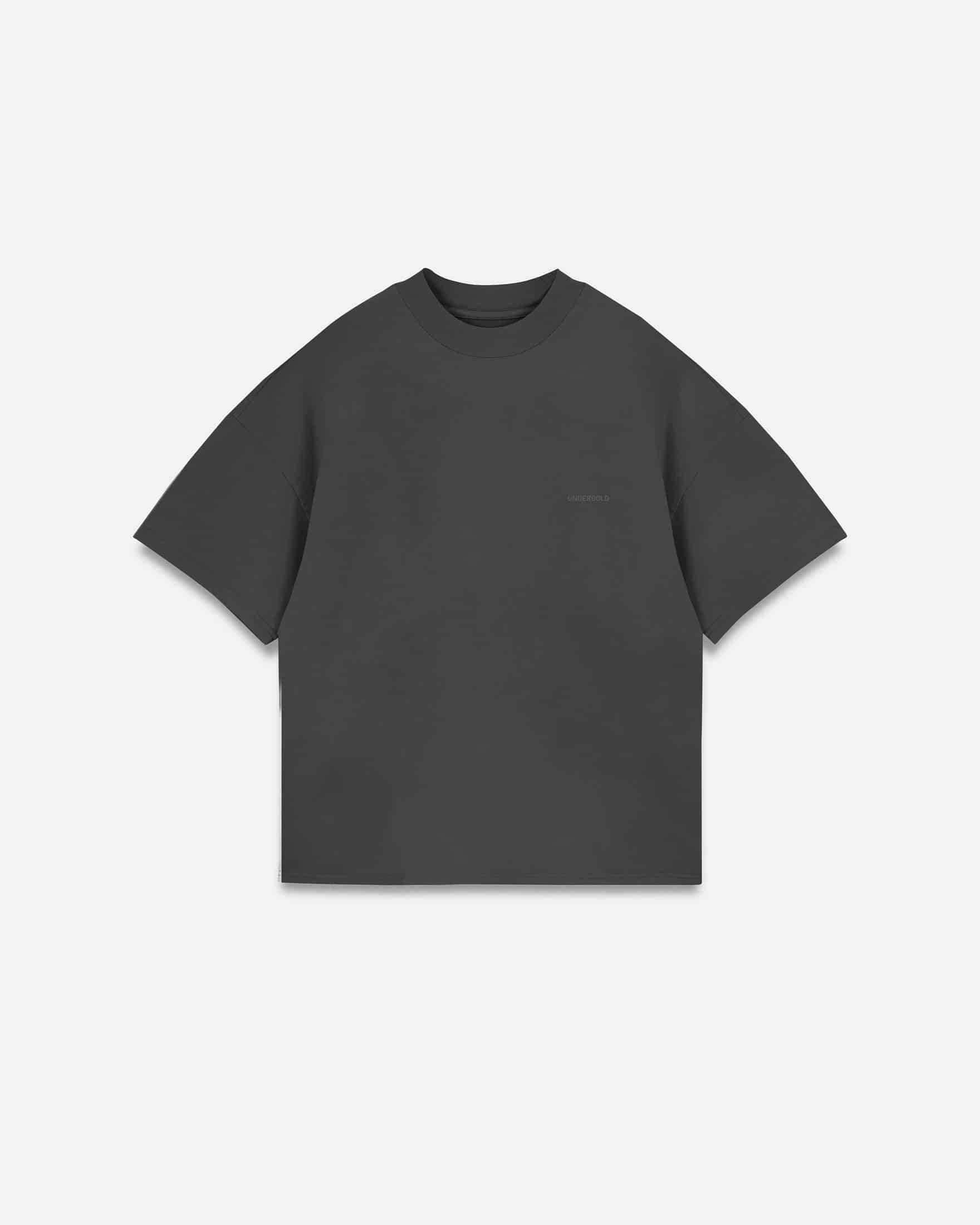 Line Basic Boxy Fit Tshirt Dark Gray - miniatura 3