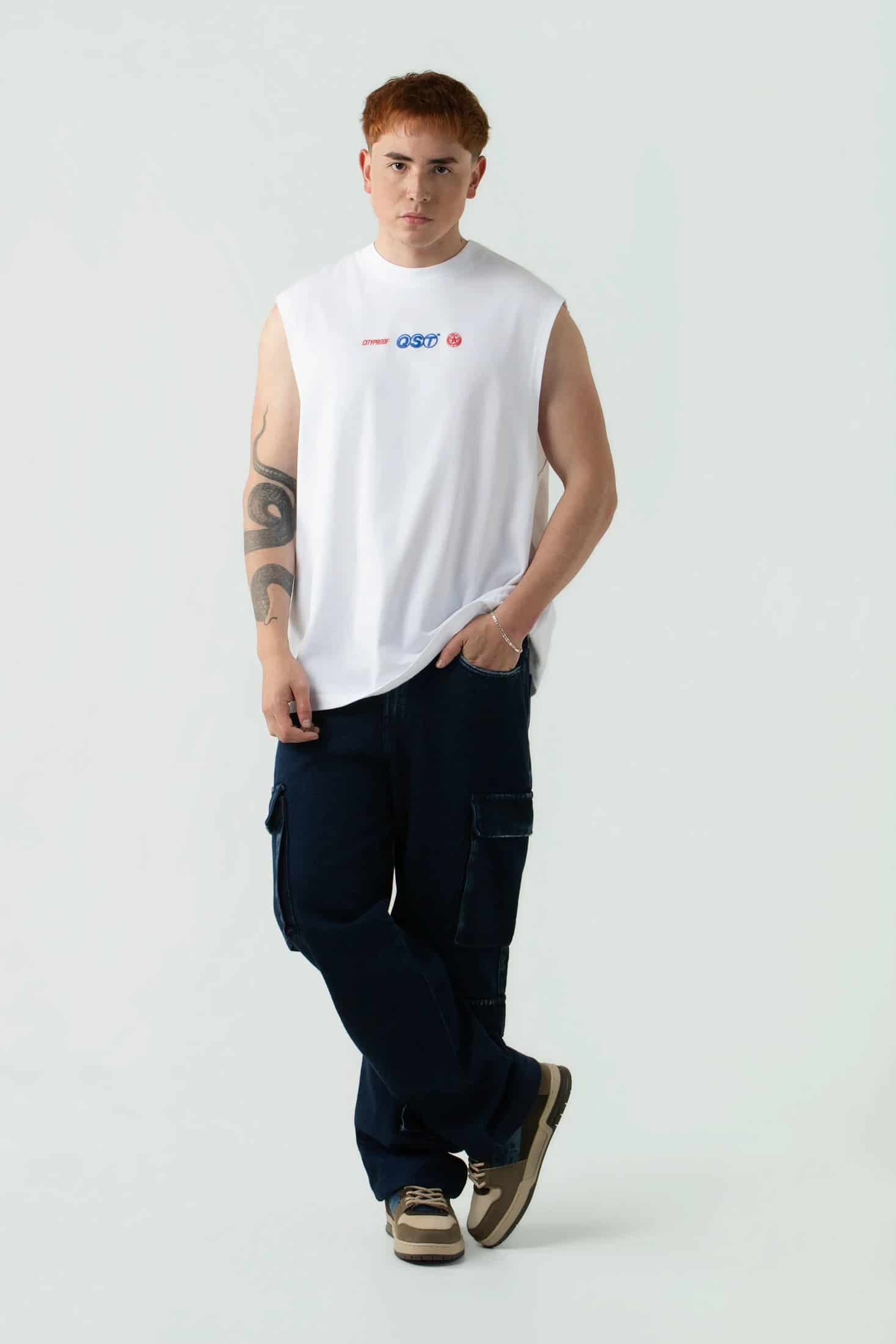 CAMISETA MANGA SISA COLOR BLANCO - miniatura 4