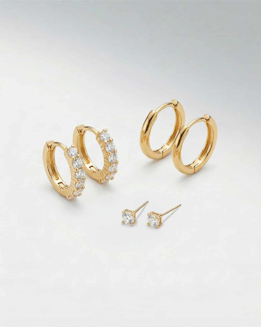 Set X3 Aretes Clásico Brillante - miniatura 3