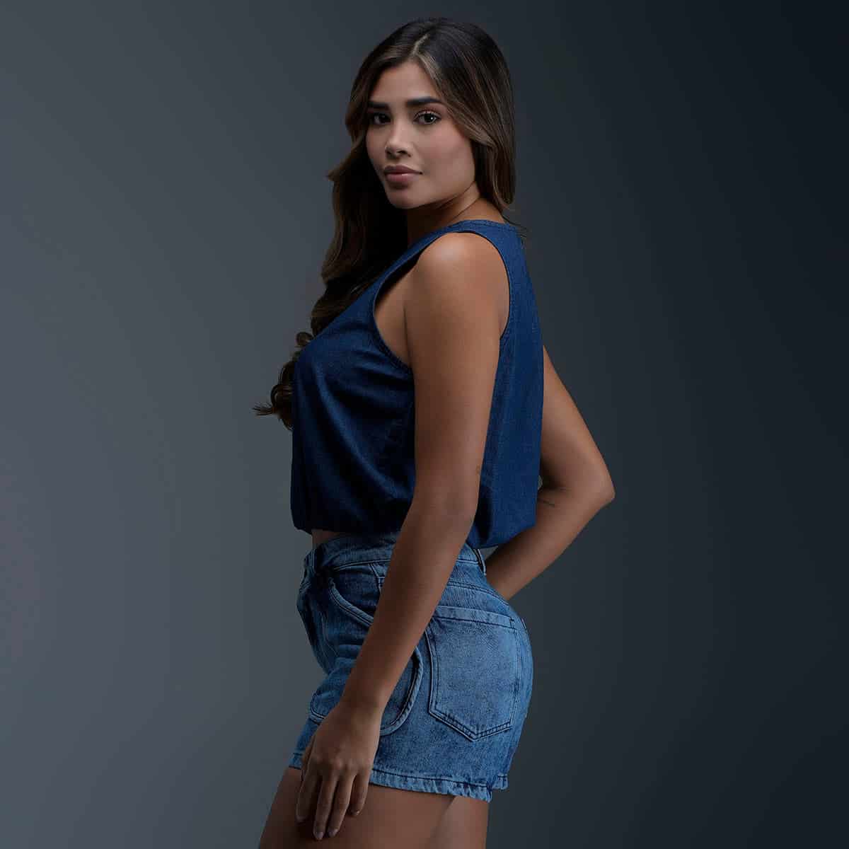 Blusa Azul - miniatura 3