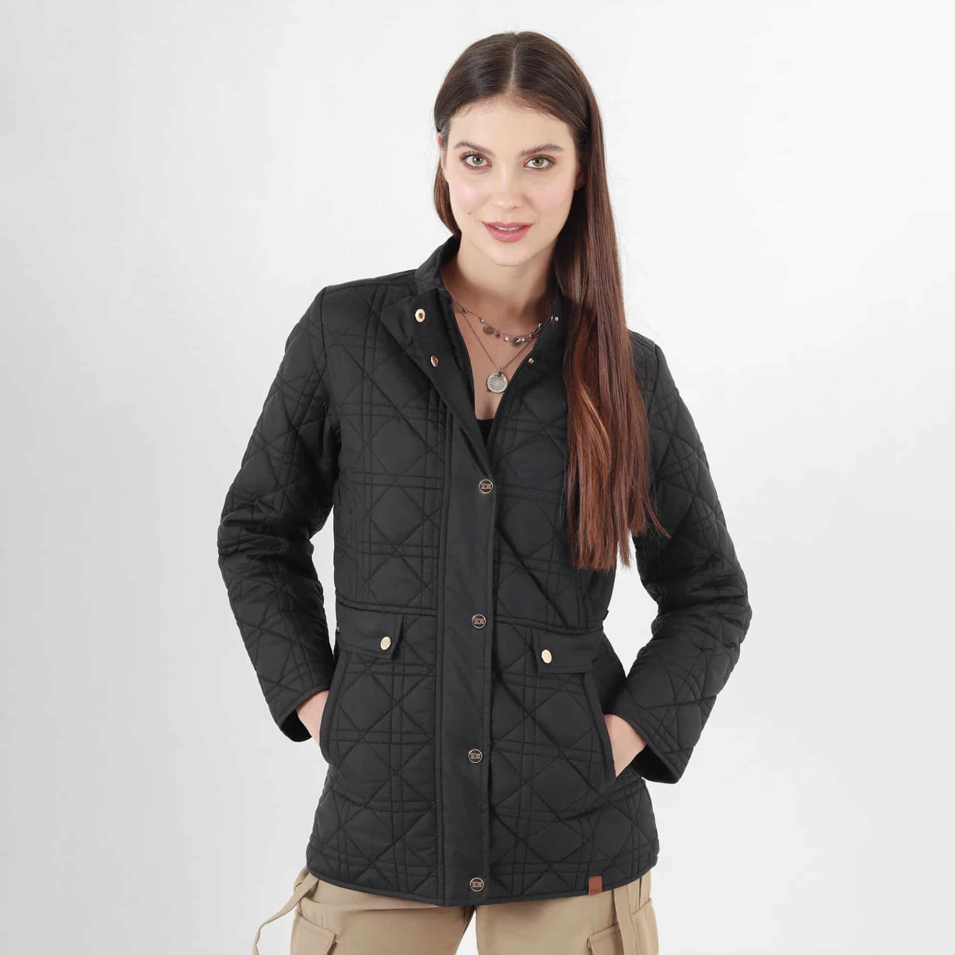 Chaqueta Cuello Alto Manga Larga - miniatura 1