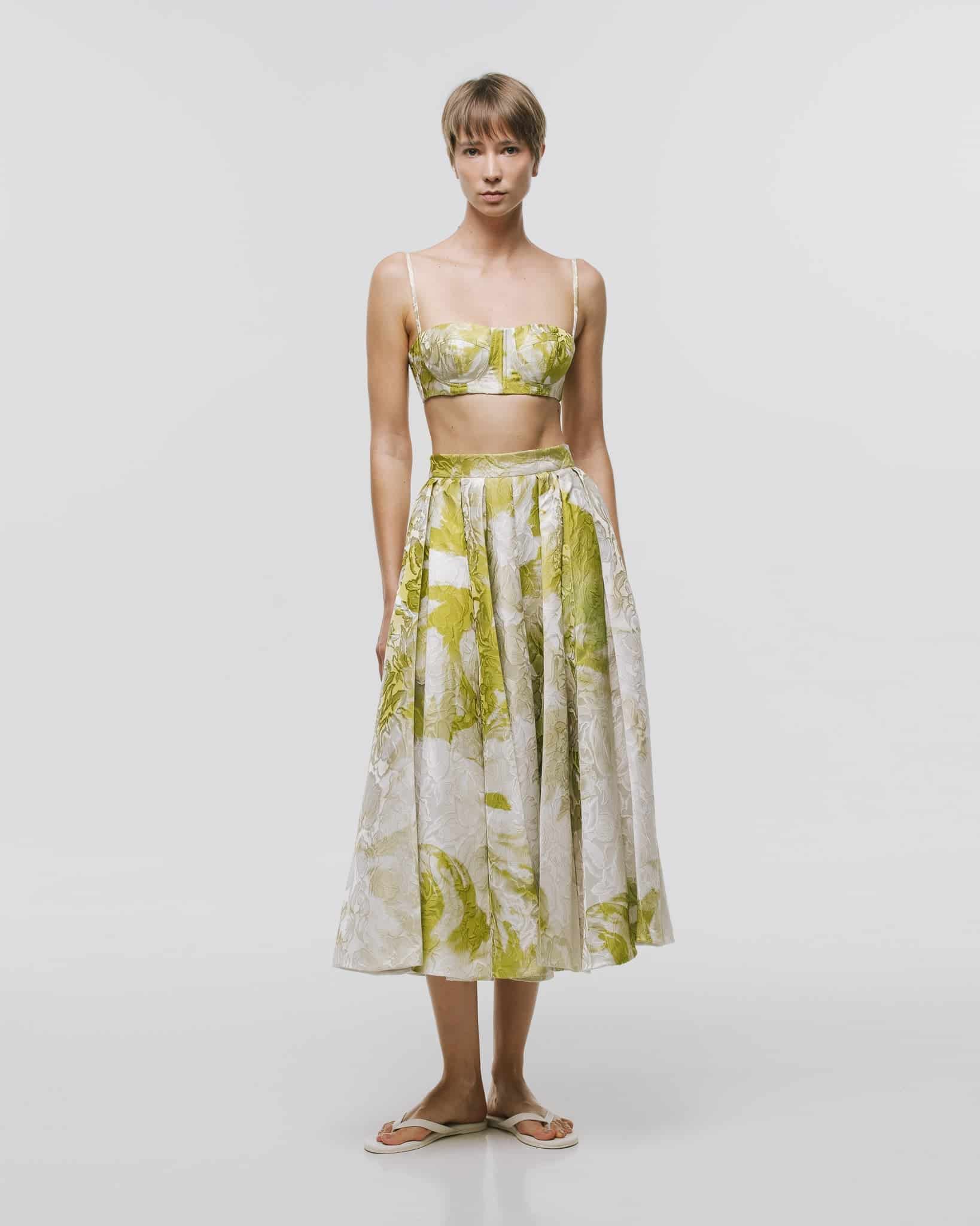 'CONTORNO' MIDI SKIRT - miniatura 2