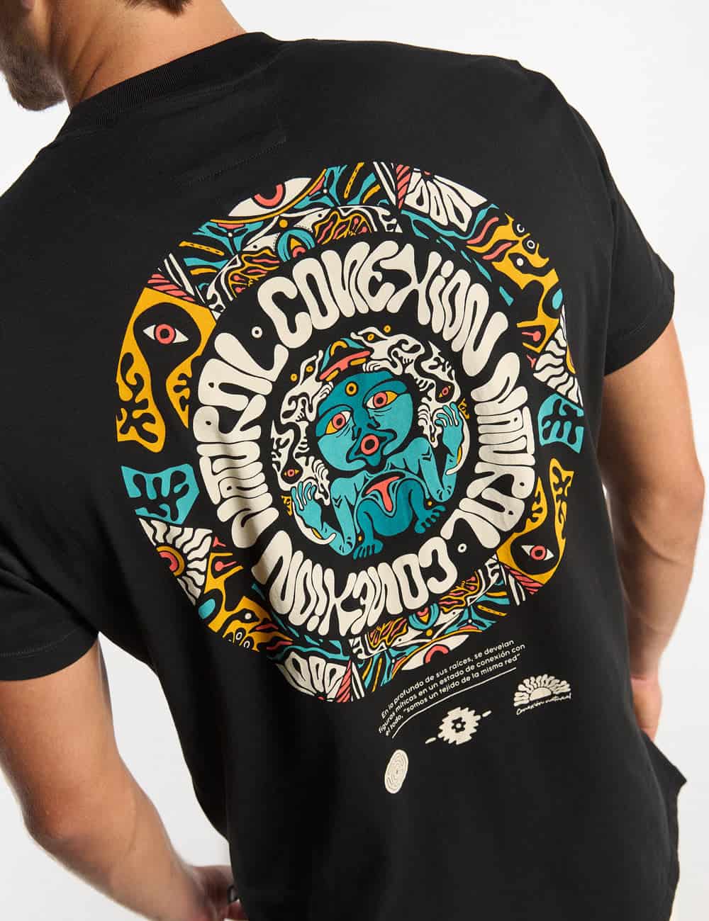 Camiseta Oversize Konibo negro Hombre - miniatura 4