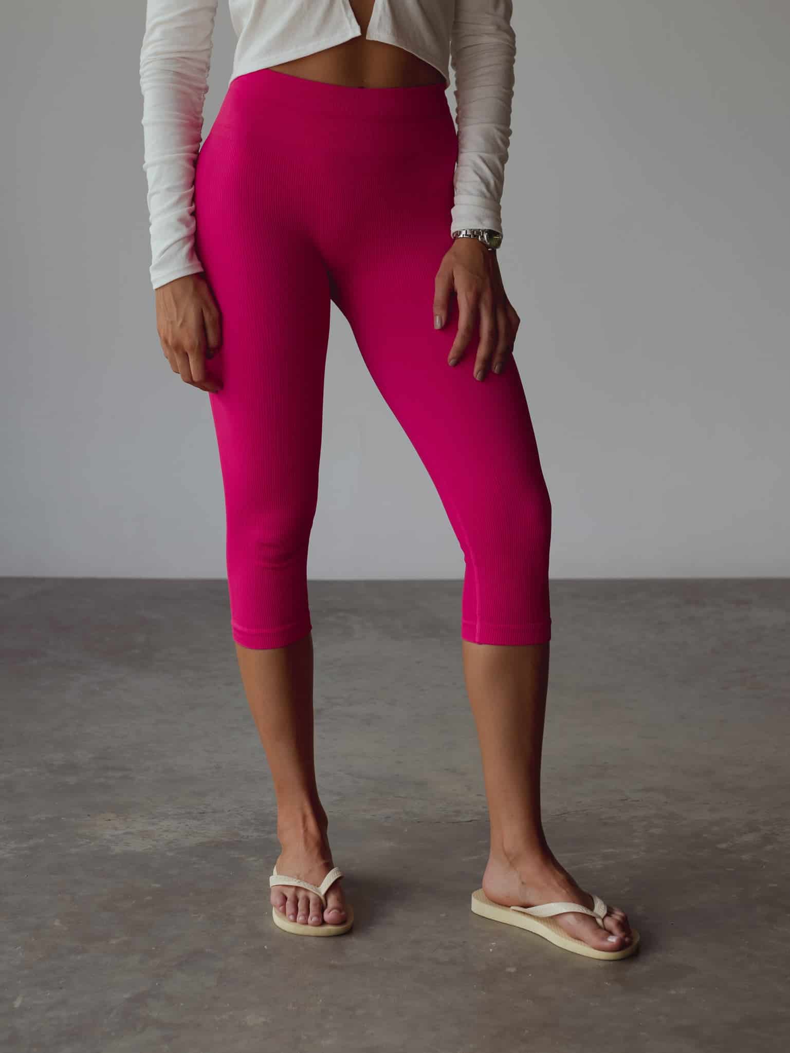 BLAZE SEAMLESS CAPRI - FUCSIA - miniatura 4