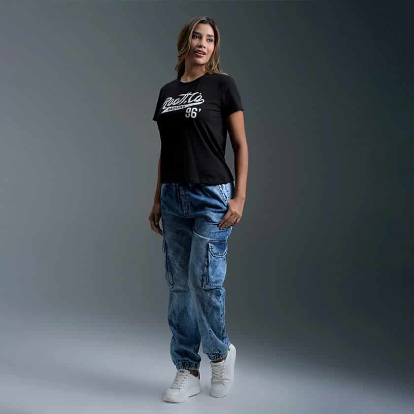 Camiseta Mujer Negra - miniatura 3