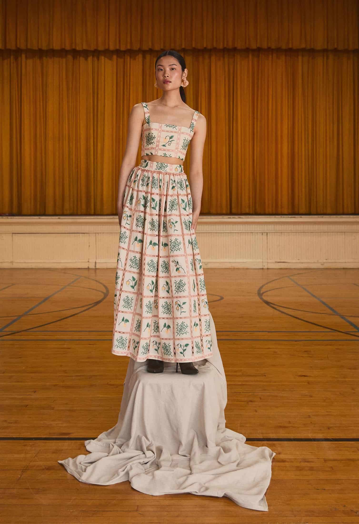 Tangelo Uchuva Maxi Skirt - miniatura 2
