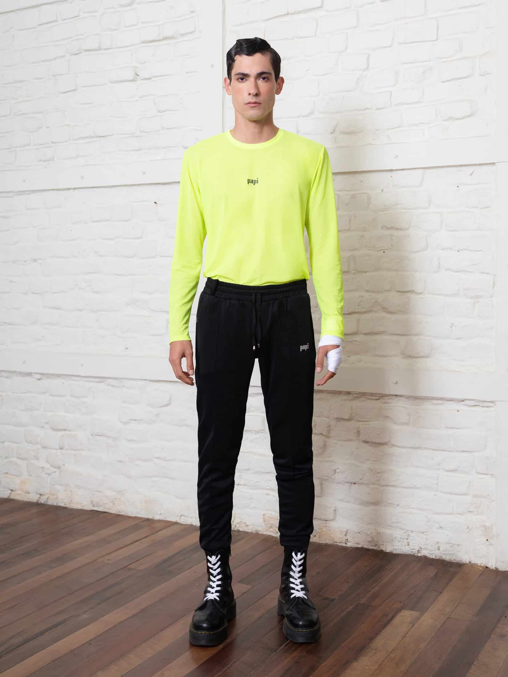 Mesh Long Sleeve T-Shirt - Neon - miniatura 2