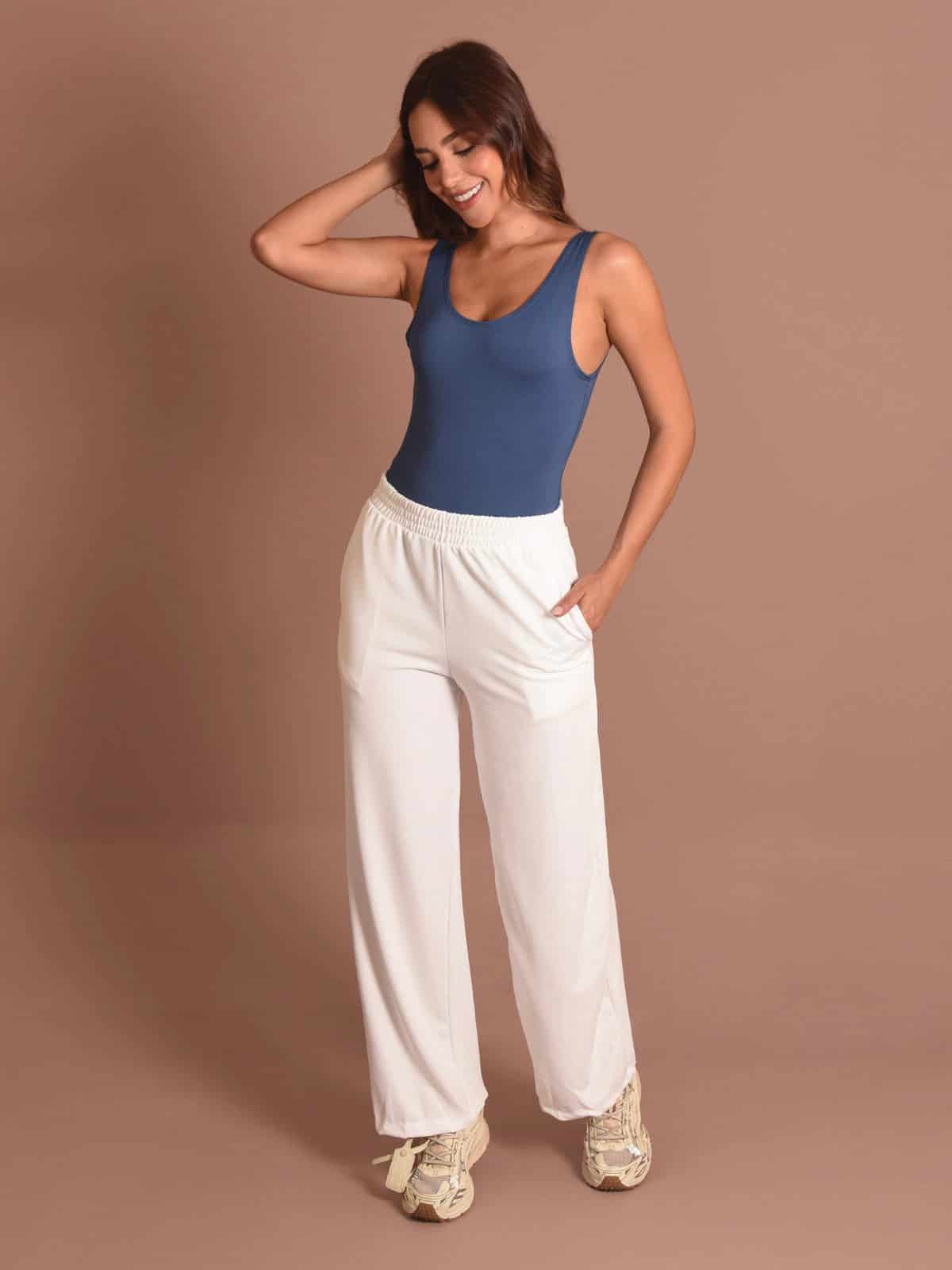 Pantalon venice sp blanco - miniatura 2