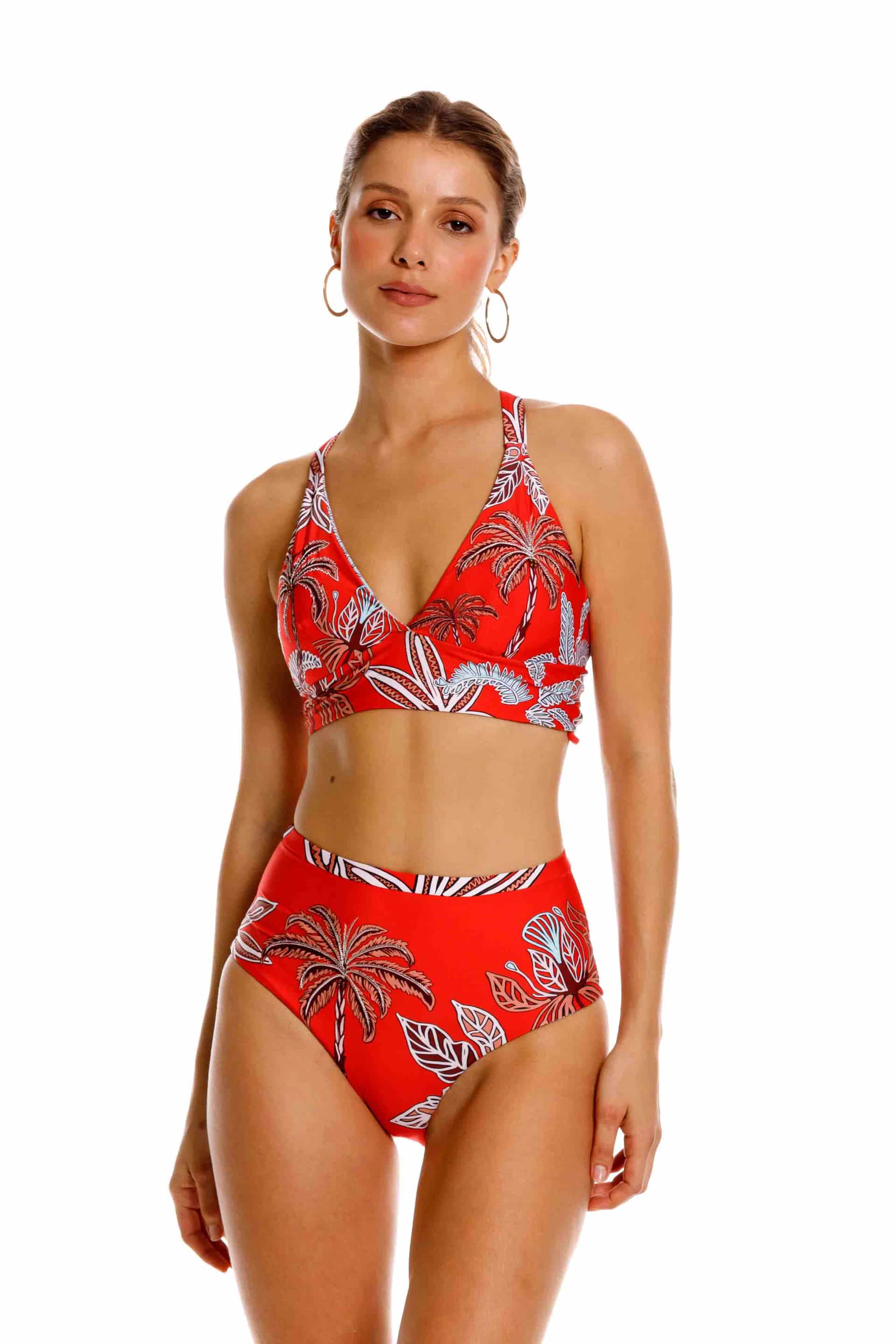 Top Heliconia de Bikini Maxipalms Rojo - miniatura 3