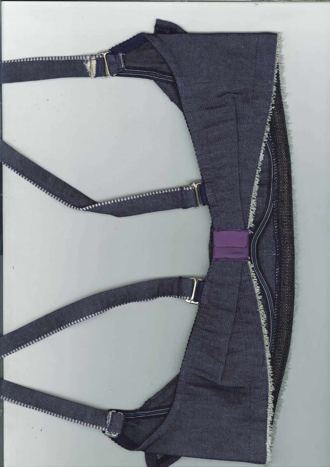 Brasier harness Denim - miniatura 3