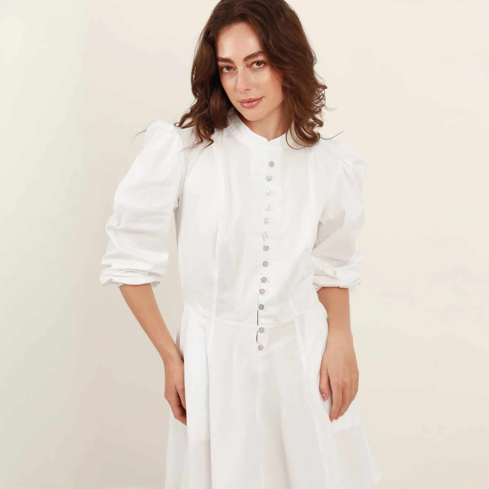 Vestido Cuello Neru Manga Larga - miniatura 5