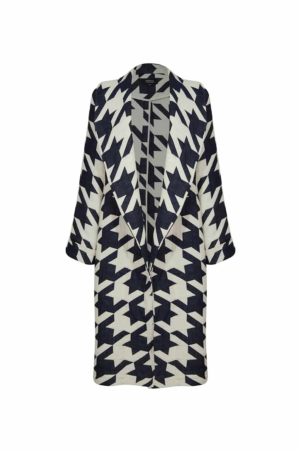 Sobretodo simbolismo magico jacquard navy - miniatura 1