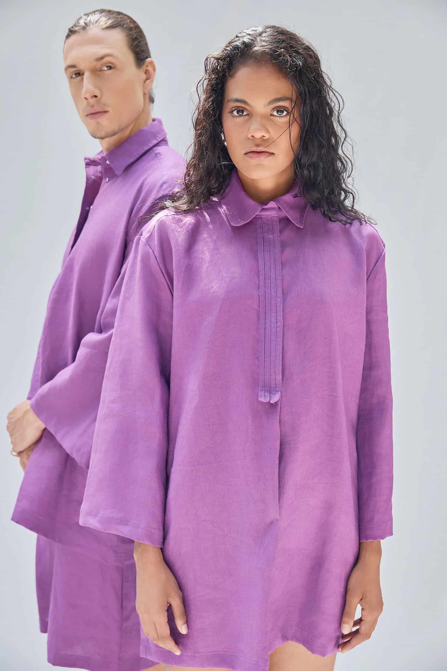 LU SHIRT WOMEN PURPLE - miniatura 3