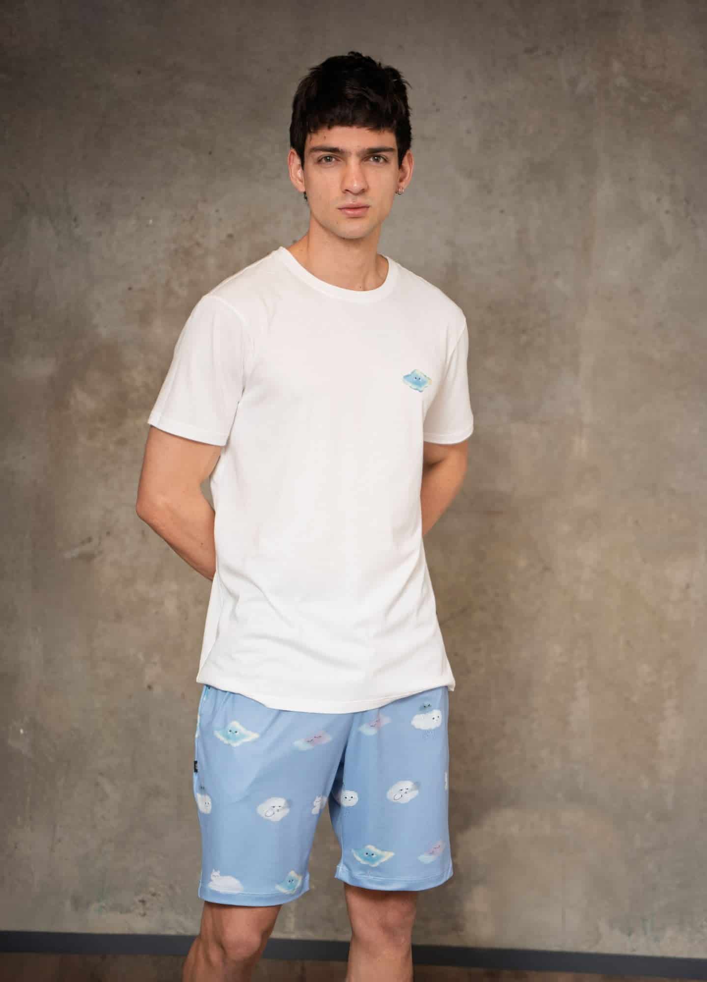 Conjunto Short Nubes - Azul Cielo - miniatura 1
